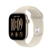 Смарт-годинник Apple Watch Series 12 GPS 42mm (MJED4RK/A) Light Gold Aluminium Case with Sand Sport Band - S/M